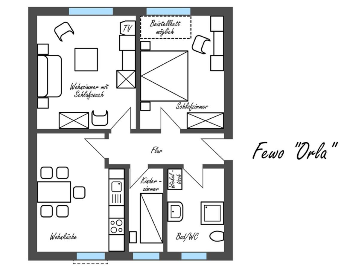 Feriengut Dietzsch Apartment Poritzsch Room photo